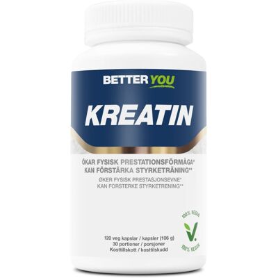 Kreatyna w kapsułkach mikronizowany monohydrat kreatyny 120 kaps BETTER YOU Kreatyna w kapsułkach mikronizowany monohydrat kreatyny 120 kaps BETTER YOU