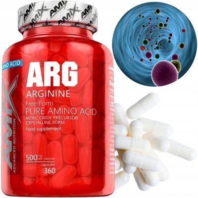 Amix L-Arginina - 360 Kapsułek - Suplement diety Amix L-Arginina - 360 Kapsułek - Suplement diety