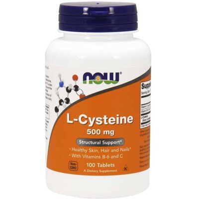 Now Foods L-Cysteina 500mg - Suplement diety Now Foods L-Cysteina 500mg - Suplement diety
