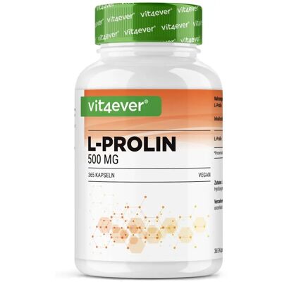 L – PROLINA 500 mg 365 KAPSUŁEK WSPARCIE STAWÓW MIĘŚNI VIT4EVER L – PROLINA 500 mg 365 KAPSUŁEK WSPARCIE STAWÓW MIĘŚNI VIT4EVER