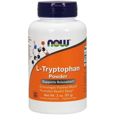 Now Foods L-Tryptophan - Proszek 57g - Suplement diety Now Foods L-Tryptophan - Proszek 57g - Suplement diety