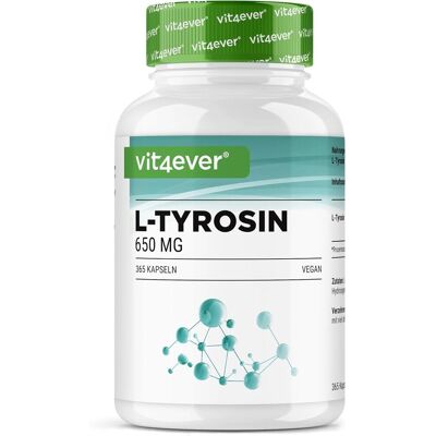 L-TYROZYNA 365 KAPSUŁEK WSPARCIE KONCENTRACJI I NASTROJU VIT4EVER L-TYROZYNA 365 KAPSUŁEK WSPARCIE KONCENTRACJI I NASTROJU VIT4EVER