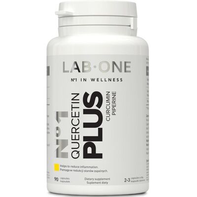 Lab One N01 Quercetin Plus - Wspiera układ nerwowy i antyoksydanty - 90 kapsułek Lab One N01 Quercetin Plus - Wspiera układ nerwowy i antyoksydanty - 90 kapsułek