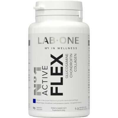 Lab One N°1 Active Flex Suplement - Wspiera stawy i kości Lab One N°1 Active Flex Suplement - Wspiera stawy i kości