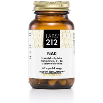 Labs212 NAC - N-Acetylo-L-Cysteina 300 mg - Suplement diety Labs212 NAC - N-Acetylo-L-Cysteina 300 mg - Suplement diety