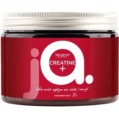 LEVANN “jA” CREATINE+ Kreatyna, suplement diety 135 g LEVANN “jA” CREATINE+ Kreatyna, suplement diety 135 g