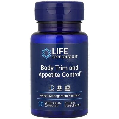 Life Extension Body Trim i Kontrola Apetytu - 30 Wegetariańskich Kapsułek Life Extension Body Trim i Kontrola Apetytu - 30 Wegetariańskich Kapsułek