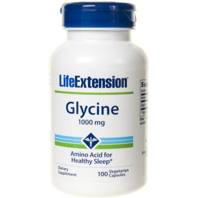 Life Extension Glicyna 1000mg - Wsparcie snu, relaksacji i metabolizmu Life Extension Glicyna 1000mg - Wsparcie snu, relaksacji i metabolizmu