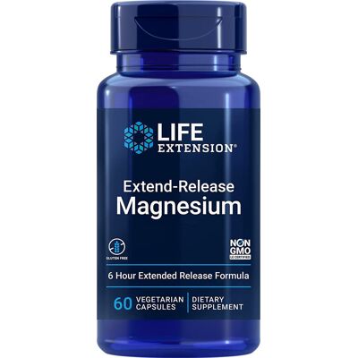 Life Extension Magnez z przedłużonym uwalnianiem - 60 kapsułek Life Extension Magnez z przedłużonym uwalnianiem - 60 kapsułek