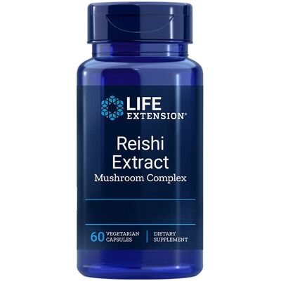 Life Extension Kompleks z Grzyba Reishi - 60 Kapsułek Wegetariańskich Life Extension Kompleks z Grzyba Reishi - 60 Kapsułek Wegetariańskich