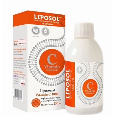 Medicaline Liposomalna Witamina C 250ml Smak Pomarańczowy - Suplement diety Medicaline Liposomalna Witamina C 250ml Smak Pomarańczowy - Suplement diety