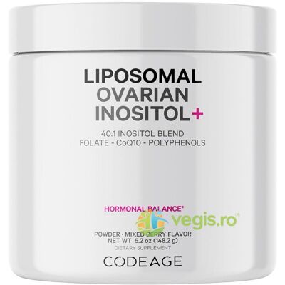 Inny producent Liposomalny Inozytol Jajnikowy+ (Mio-Inozytol Jajnikowy Z Koenzymem Q10 I Aromatem Jagodowym) 148,2g Inny producent Liposomalny Inozytol Jajnikowy+ (Mio-Inozytol Jajnikowy Z Koenzymem Q10 I Aromatem Jagodowym) 148,2g