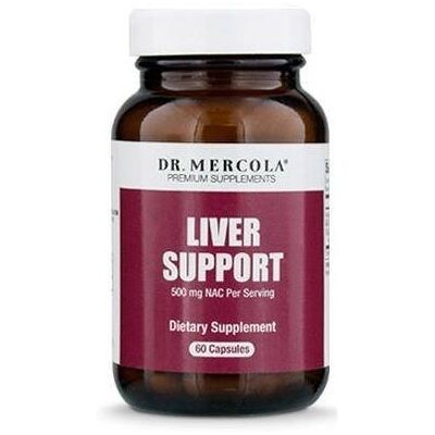 Dr. Mercola NAC z Ostropestrem plamistym - Wsparcie wątroby - 60 Kapsułek Dr. Mercola NAC z Ostropestrem plamistym - Wsparcie wątroby - 60 Kapsułek