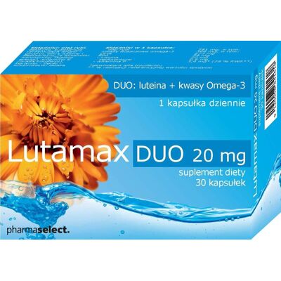 Lutamax Duo, Suplement Diety, 20 Mg, 30 Kapsułek Lutamax Duo, Suplement Diety, 20 Mg, 30 Kapsułek