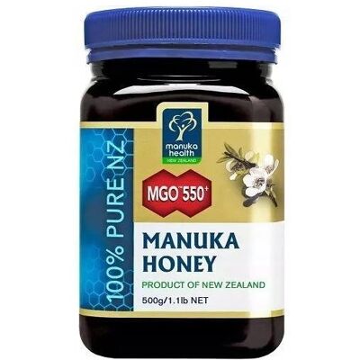 Manuka Health MGO 550+ Miód Manuka - 500g - Nowa Zelandia Manuka Health MGO 550+ Miód Manuka - 500g - Nowa Zelandia