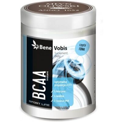 Młyn Oliwski, BCAA 2:1:1 czysta forma, 500 g Młyn Oliwski, BCAA 2:1:1 czysta forma, 500 g