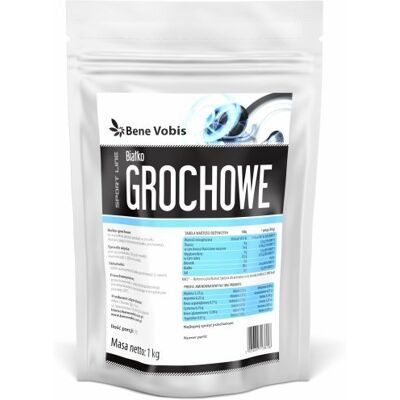 Młyn Oliwski, Białko Grochowe, Bene Vobis, 1 kg Młyn Oliwski, Białko Grochowe, Bene Vobis, 1 kg