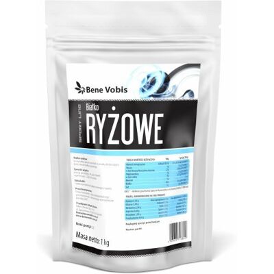 Młyn Oliwski, Białko ryżowe, Bene Vobis, 1 kg Młyn Oliwski, Białko ryżowe, Bene Vobis, 1 kg