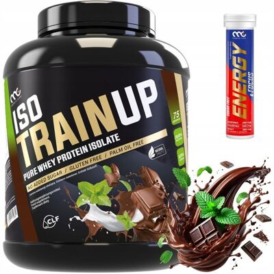 Muscle Clinic Iso Train Up 2250g Izolat Białka 92g Czekolada Z Miętą Muscle Clinic Iso Train Up 2250g Izolat Białka 92g Czekolada Z Miętą