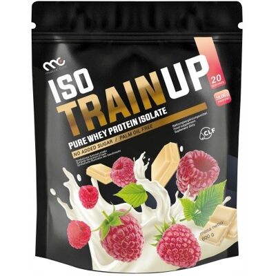 Muscle Clinic Iso Train Up 600 G Izolat Białka Biała Czekolada - Malina Muscle Clinic Iso Train Up 600 G Izolat Białka Biała Czekolada - Malina