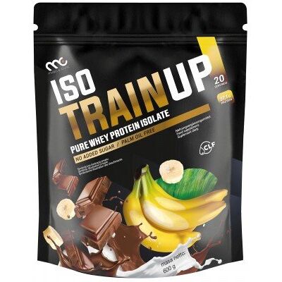 Muscle Clinic Iso Train Up 600 G Proszek Izolat Białka Czekolada - Banan Muscle Clinic Iso Train Up 600 G Proszek Izolat Białka Czekolada - Banan
