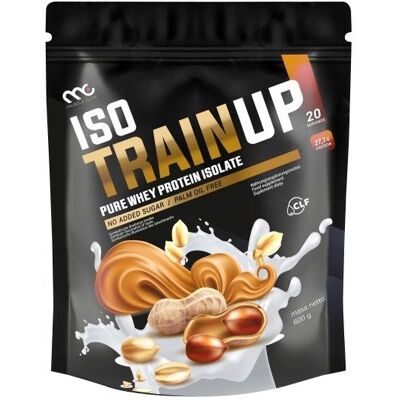 Muscle Clinic Iso Train Up 600 G Proszek Izolat Białka Masło Orzechowe Muscle Clinic Iso Train Up 600 G Proszek Izolat Białka Masło Orzechowe