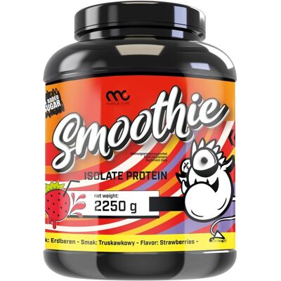 Muscle Clinic Smoothie Iso 2250g Izolat Białka 92g Truskawka Muscle Clinic Smoothie Iso 2250g Izolat Białka 92g Truskawka