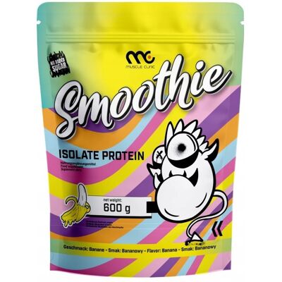Muscle Clinic Smoothie Iso 600g Izolat Białka 92g Banan Muscle Clinic Smoothie Iso 600g Izolat Białka 92g Banan