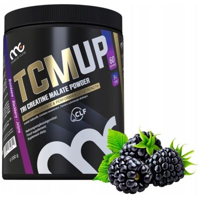 Muscle Clinic TCM 330g Jabłczan kreatyny siła energia CM3 JEŻYNA Muscle Clinic TCM 330g Jabłczan kreatyny siła energia CM3 JEŻYNA