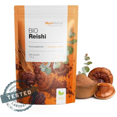 Myco Medica Reishi BIO - Organiczna Proszek Reishi - Ziołowy Proszek Myco Medica Reishi BIO - Organiczna Proszek Reishi - Ziołowy Proszek