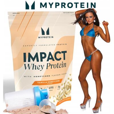 MyProtein Impact Whey Protein - 960g - Wanilia i miód z chrupiącymi kawałkami herbatników MyProtein Impact Whey Protein - 960g - Wanilia i miód z chrupiącymi kawałkami herbatników