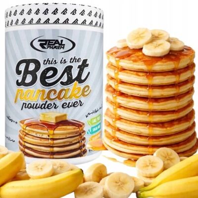 Inny producent NALEŚNIKI BIAŁKOWE białko WPC PYSZNE Real Pharm Best Pancake 800g BANANOWE Inny producent NALEŚNIKI BIAŁKOWE białko WPC PYSZNE Real Pharm Best Pancake 800g BANANOWE