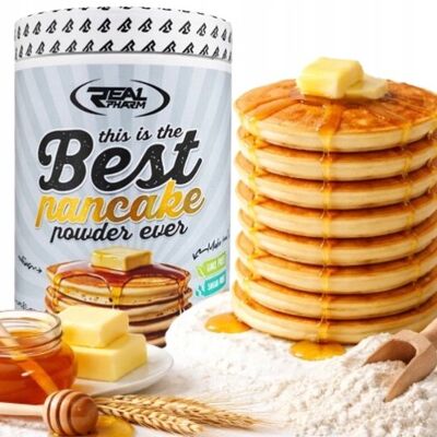 Inny producent NALEŚNIKI BIAŁKOWE białko WPC PYSZNE Real Pharm Best Pancake 800g NATURALNE Inny producent NALEŚNIKI BIAŁKOWE białko WPC PYSZNE Real Pharm Best Pancake 800g NATURALNE