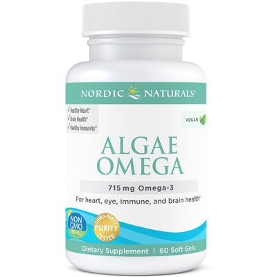 Nordic Naturals Algae Omega - 715mg Wegetariańskie Softgels - Omega-3 Suplement Nordic Naturals Algae Omega - 715mg Wegetariańskie Softgels - Omega-3 Suplement