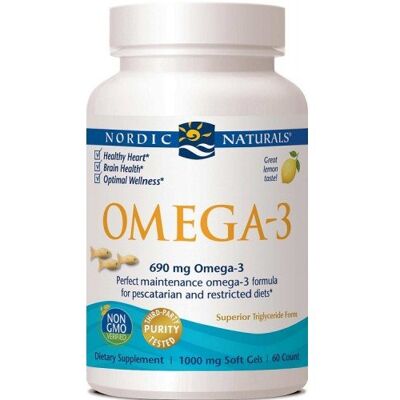 Nordic Naturals Omega-3 Cytryna 690mg Miękkie kapsułki - Omega-3 Softgels Nordic Naturals Omega-3 Cytryna 690mg Miękkie kapsułki - Omega-3 Softgels