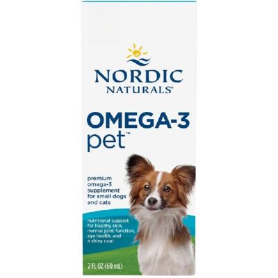 Nordic Naturals Omega-3 Pet - 60 ml - Wspiera zdrowie serca, skóry, sierści, układu odpornościowego i stawów Nordic Naturals Omega-3 Pet - 60 ml - Wspiera zdrowie serca, skóry, sierści, układu odpornościowego i stawów