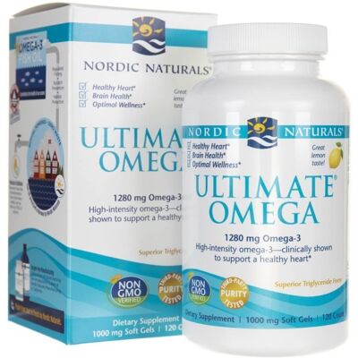 Suplement Diety, Nordic Naturals, Ultimate Omega, Smak Cytrynowy, 120 Kapsułek Suplement Diety, Nordic Naturals, Ultimate Omega, Smak Cytrynowy, 120 Kapsułek