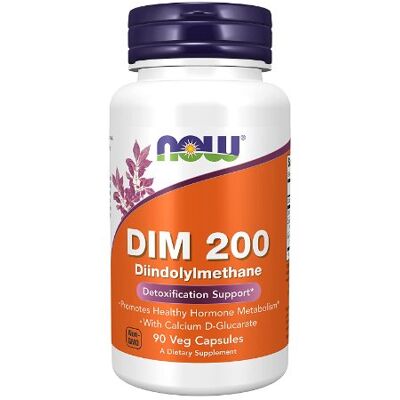 NOW Foods DIM 200 - Suplement diindolilometanu - 90 Wegetariańskich Kapsułek NOW Foods DIM 200 - Suplement diindolilometanu - 90 Wegetariańskich Kapsułek