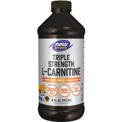 NOW Foods L-Karnityna Płyn - Cytrus - 3000 mg - Suplement diety NOW Foods L-Karnityna Płyn - Cytrus - 3000 mg - Suplement diety
