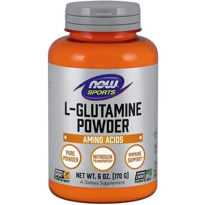 Now Foods L-Glutamina w proszku - 170 g - Aminokwas niezbędny Now Foods L-Glutamina w proszku - 170 g - Aminokwas niezbędny