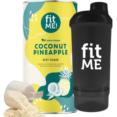 Inny producent Odchudzanie białkowy koktajl kokos ananas 500g odżywka białkowa + shaker Inny producent Odchudzanie białkowy koktajl kokos ananas 500g odżywka białkowa + shaker