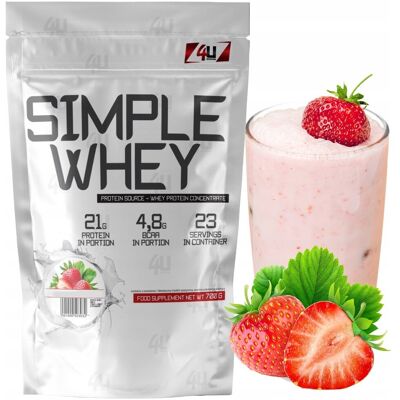 inna (Inny) Odżywka białkowa Białko Serwatkowe Truskawka 700g białko wpc whey protein inna (Inny) Odżywka białkowa Białko Serwatkowe Truskawka 700g białko wpc whey protein
