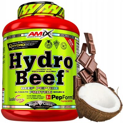 Inny producent Odżywka Białkowa Hydrolizat Wołowy WPH Hydro Beef 1000g Czekolada Kokos Inny producent Odżywka Białkowa Hydrolizat Wołowy WPH Hydro Beef 1000g Czekolada Kokos