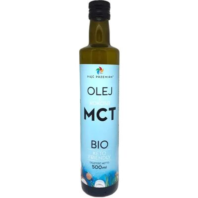 Pięć Przemian Organiczny olej kokosowy MCT - Keto, Bezglutenowy Pięć Przemian Organiczny olej kokosowy MCT - Keto, Bezglutenowy