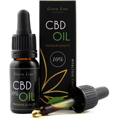 OLEJEK CBD 10% 10ml Green Line FULL SPECTRUM OLEJEK CBD 10% 10ml Green Line FULL SPECTRUM