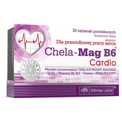Suplement Diety, Olimp Chela-Mag B6® Cardio - 30 Tabletek Suplement Diety, Olimp Chela-Mag B6® Cardio - 30 Tabletek