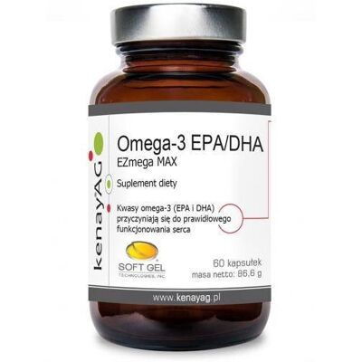 Kenay Omega-3 EPA DHA Max - Suplement diety Kenay Omega-3 EPA DHA Max - Suplement diety