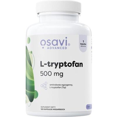 OSAVI L-tryptofan 500 mg (120 kaps.) OSAVI L-tryptofan 500 mg (120 kaps.)