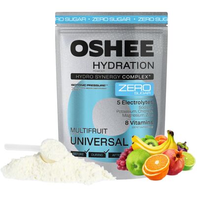 Hydration Zero Oshee Hydration, 1 Szt - Proszek Multifruit 630 G Bez Cukru Izotonik Elektrolity Witaminy Trening Regeneracja Keto Hydration Zero Oshee Hydration, 1 Szt - Proszek Multifruit 630 G Bez Cukru Izotonik Elektrolity Witaminy Trening Regeneracja Keto