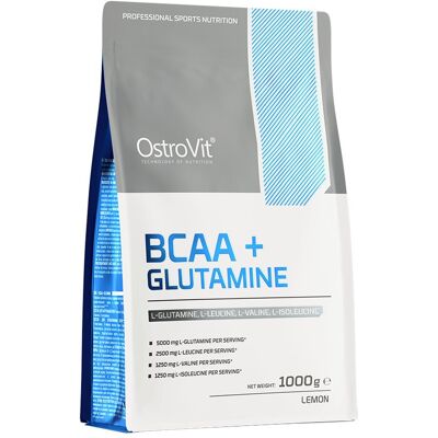 OstroVit BCAA + Glutamina 1000 g cytrynowy OstroVit BCAA + Glutamina 1000 g cytrynowy